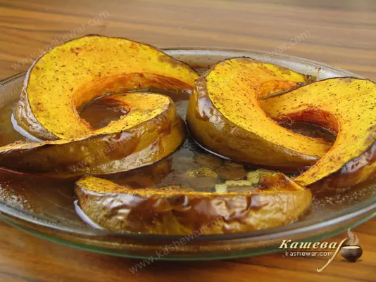 Finely chopped baked pumpkin