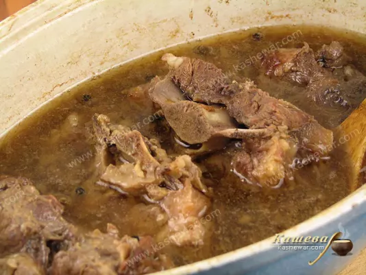 Stewed oxtail