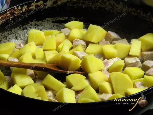 Pork loin with potatoes