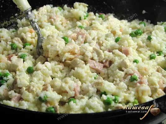 Готовый рис три вкуса