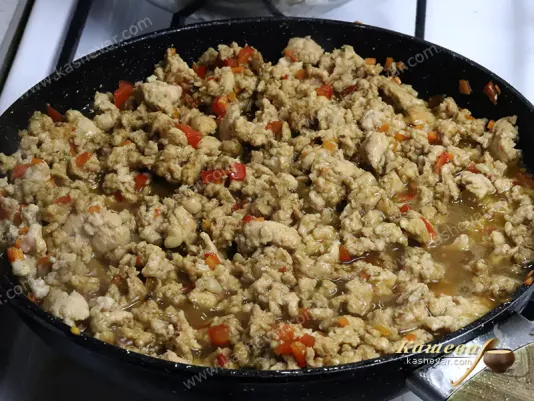 Ground beef with vegetables