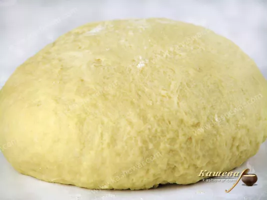 Mix all the ingredients and knead the dough