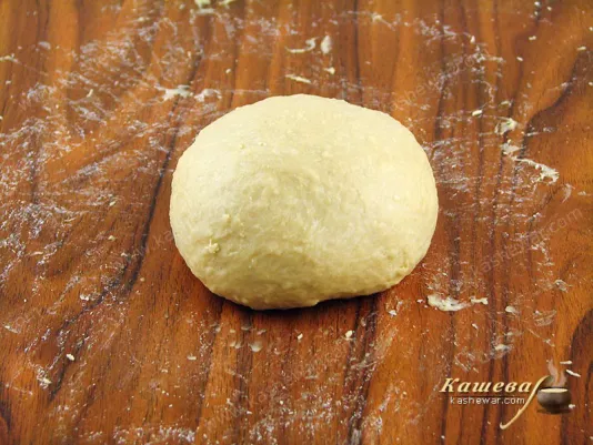 Gather the dough into a ball