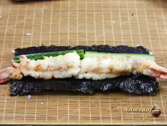 Ebi-tempura roll