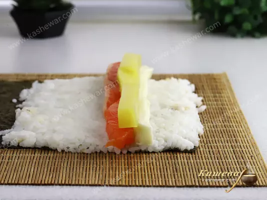 Rolling teishoku rolls