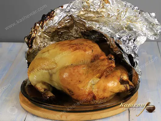 Turkey under the foil