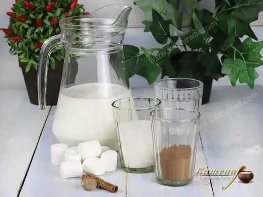 Продукти для різдвяного какао