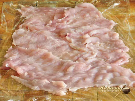 Turkey fillet layer