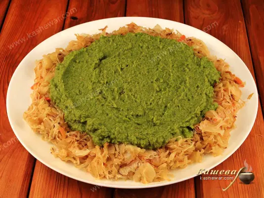 Preparing dish to knuckle