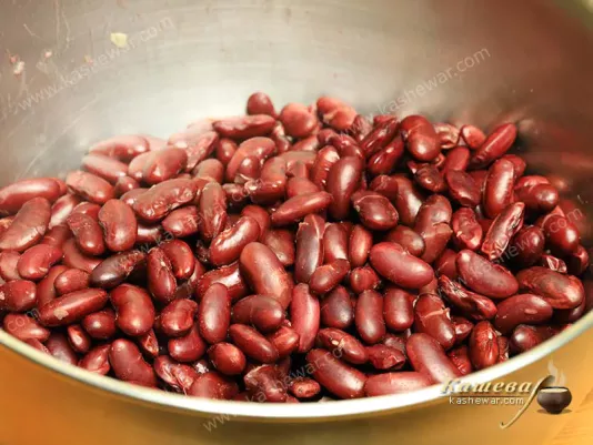 Boiled red beans