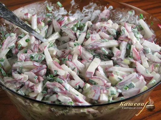 Овощи со сметаной