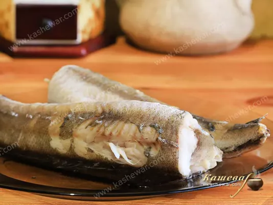 Boiled hake