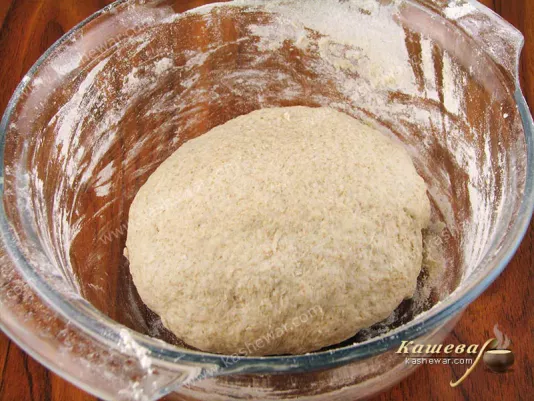 Knead hard dough
