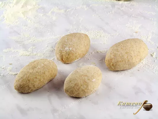 Let the buns rise, and then bake