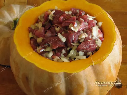 Stuffed pumpkin