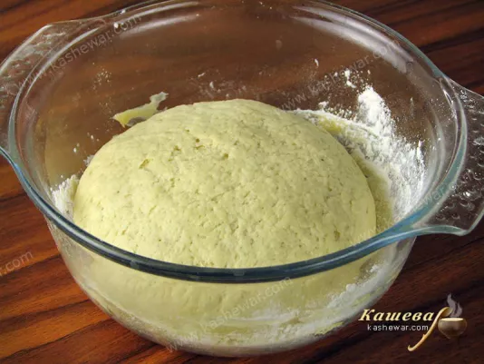 Mix all the ingredients and knead the dough