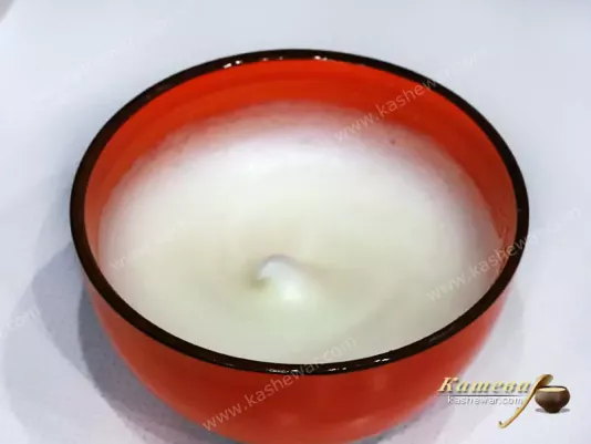 Whipped egg whites