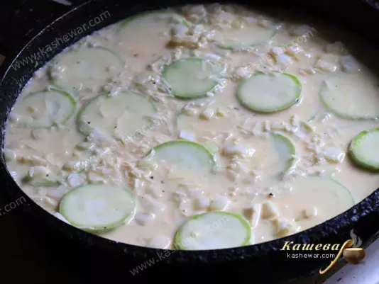 Zucchini in dough