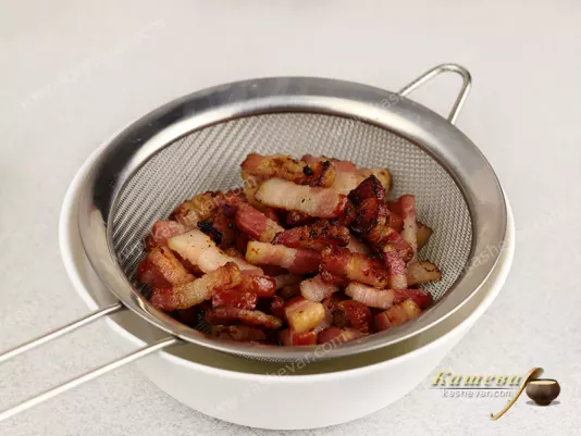 Fried bacon
