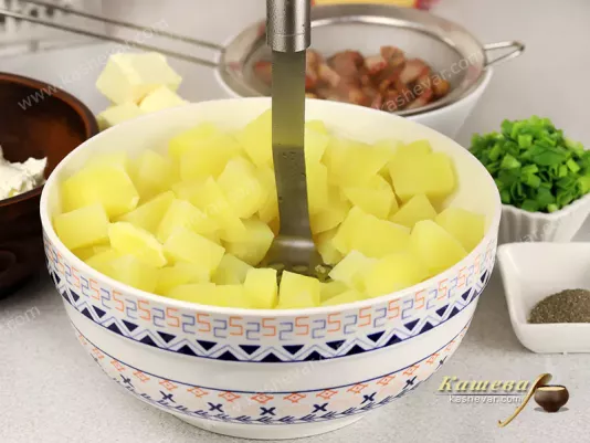 Boiled potatoes