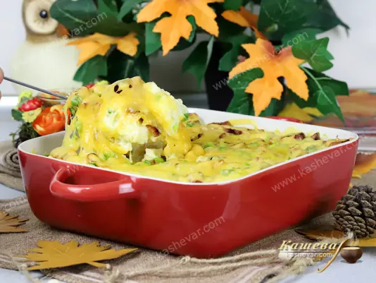 Creamy Mashed Potatoes with Bacon