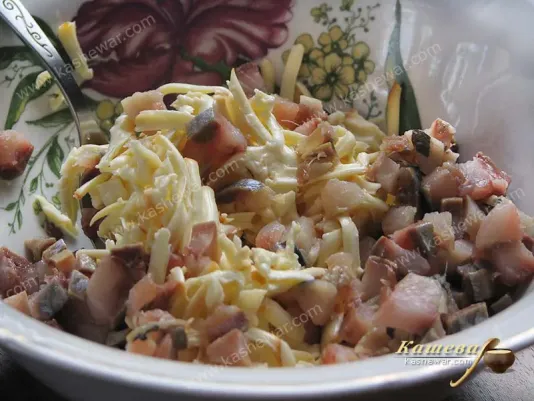 Смешивание продуктов для смаковника