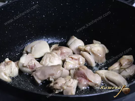 Обжаренное куриное филе