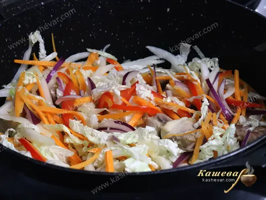 Курица с овощами