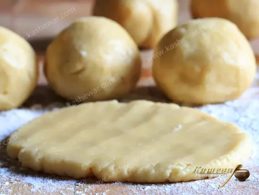 Коржик з пісочного тіста