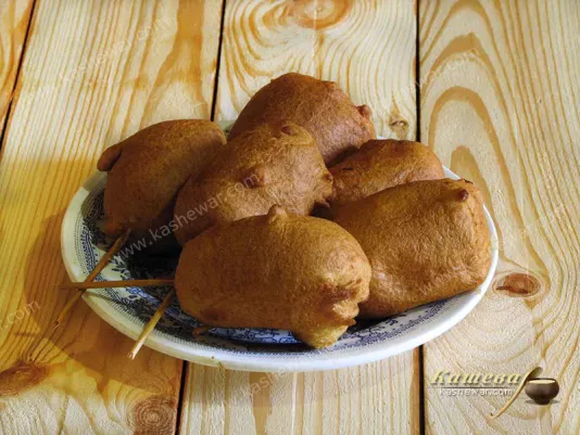 Sausages in dough