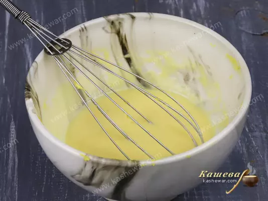 Yolks with vinegar