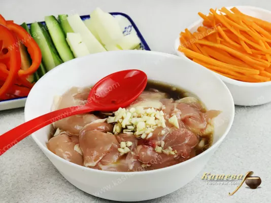 Маринование куриных бедрышек