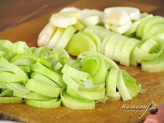 Chopped leek