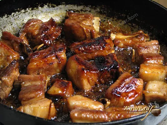 Fried pork ribs