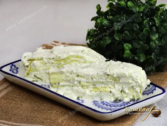 Zucchini terrine