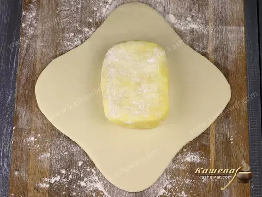 Dough and butter