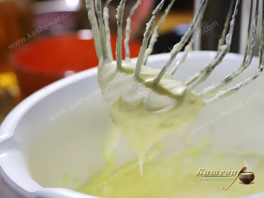 White cream cooking