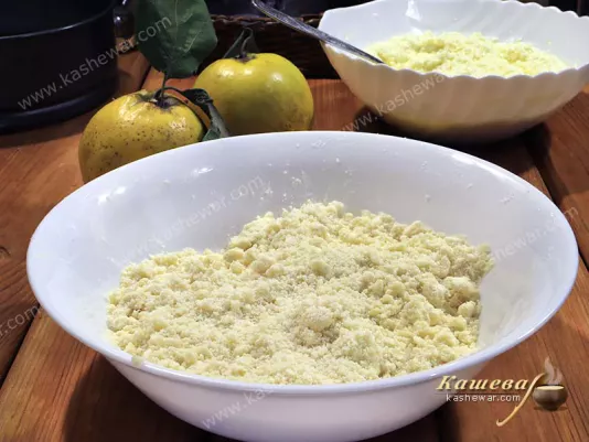 Крошка из муки и масла