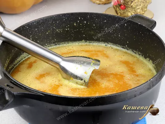 Pumpkin and orange puree