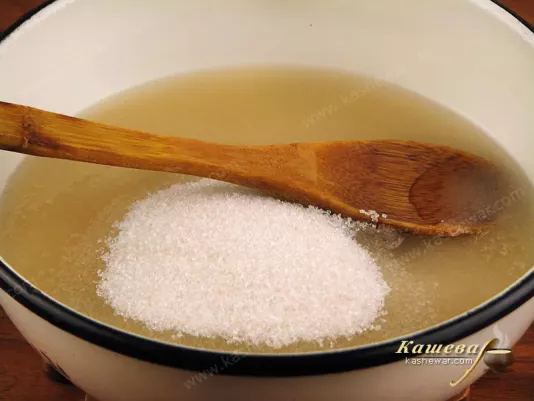 Сироп для варенья из айвы