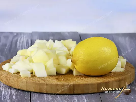 Яблука та лимон