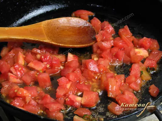 Roasting tomatoes