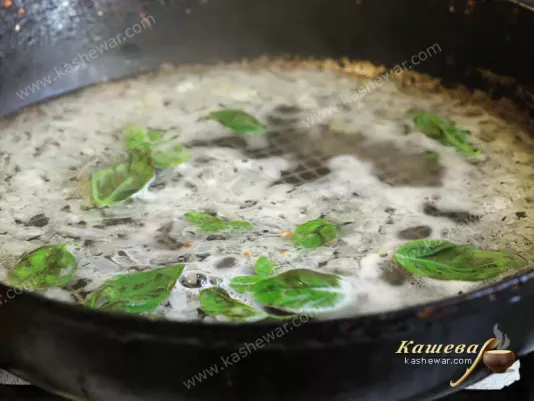 Marinade for zucchini