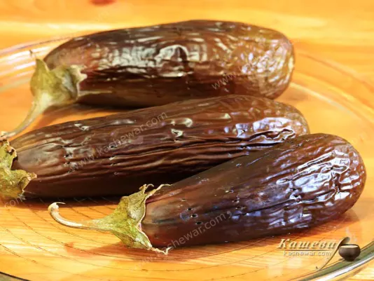 Baked eggplant