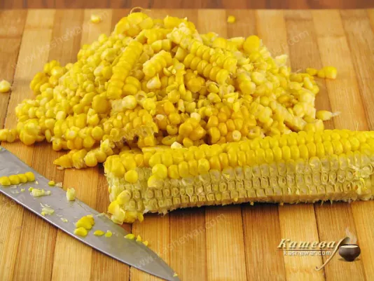 Обрізання зерен кукурудзи