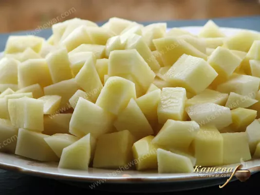 Картофель в зеленый борщ