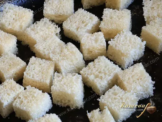 Гренки для салата