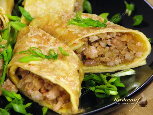 Finished egg rolls