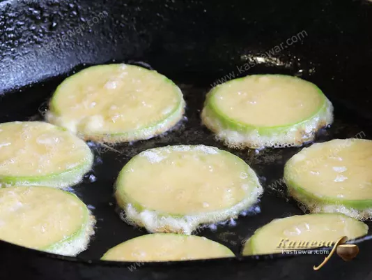 Zucchini in batter
