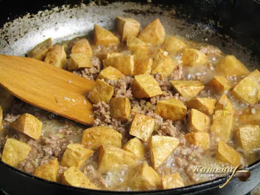 Tofu with minced pork